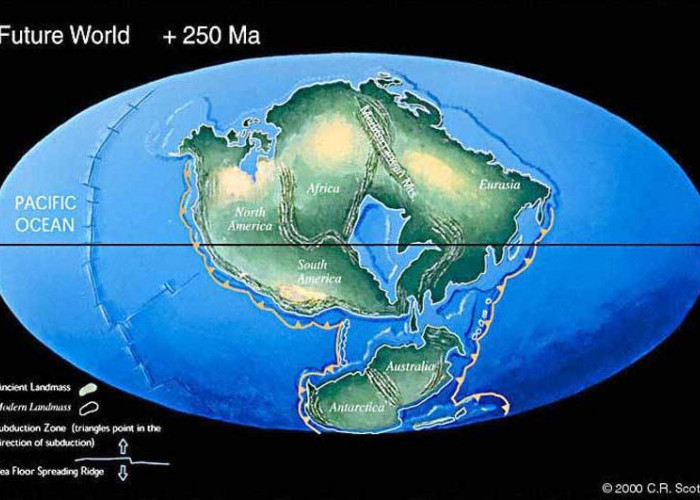 Ahli Geologi Rusia tentang Pembentukan Benua Super Masa Depan di Bumi - Pangea Ultima