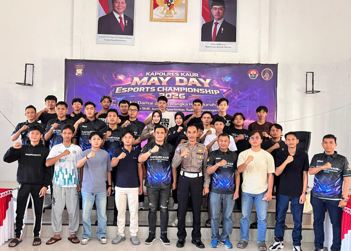 Polres Kaur Buka Turnamen MLBB Mayday E-Sport Championship 2026