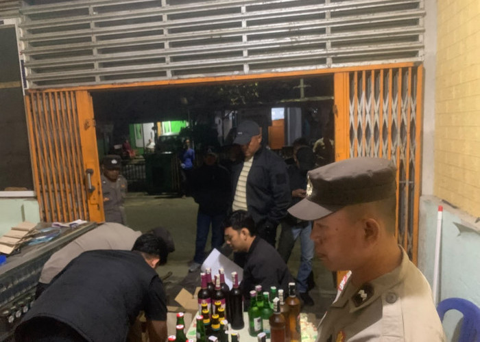 KRYD Cipkon dan Tekan Gangguan Kamtibmas Polres Kaur Amankan 311 Botol Miras