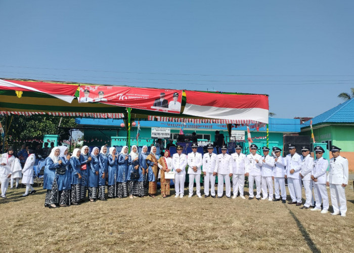 Upacara Bendera HUT ke-79 RI di Kecamatan Semidang Gumay Berlangsung Khidmat