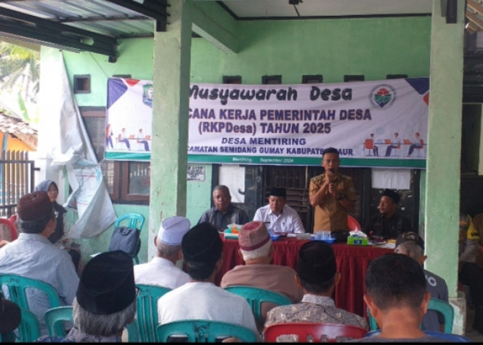 Desa Mentiring Gelar Musdes untuk Menetapkan Dokumen Usulan RKPDes 2025