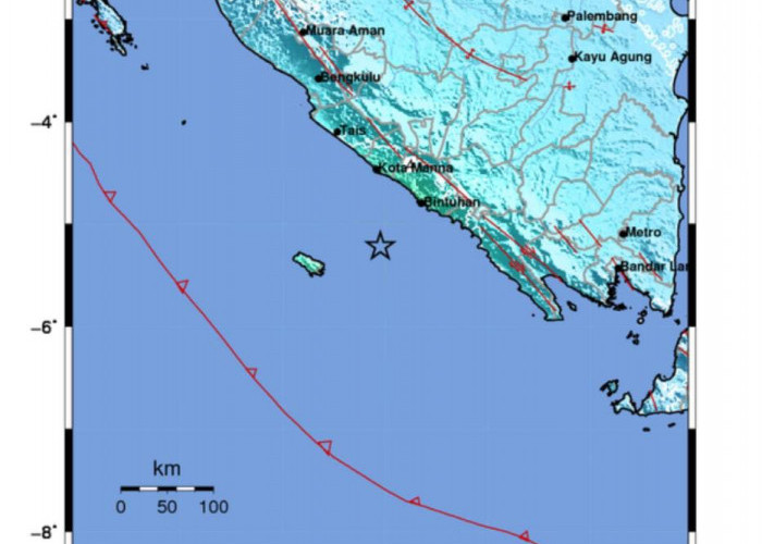BREAKING NEWS: Gempa Magnitudo 6,5 Guncang Kaur Bengkulu, Terasa Sampai Linggau