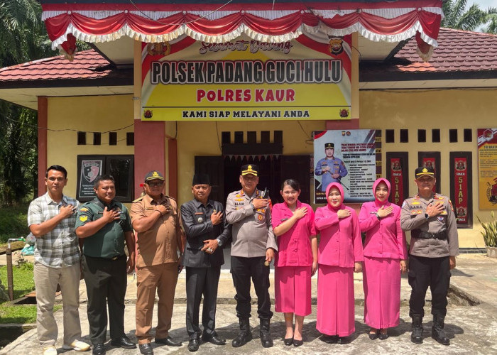 Pastikan Kesiapsiagaan Polsek Jajaran, Kapolres Kaur Kunjungan Kerja ke 3 Polsek 