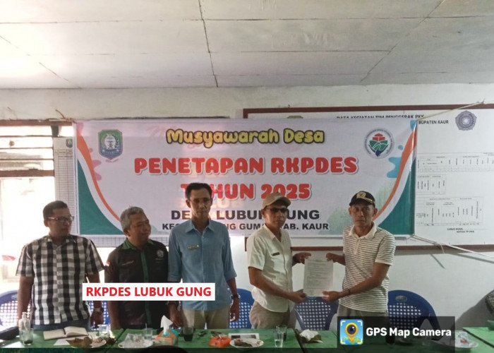 Pemdes Lubuk Gung Musdes RKPDes Penetapan Tahun Anggaran 2025