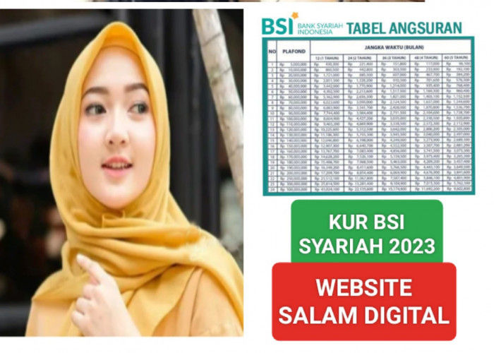 Cara Pengajuan Pinjaman KUR BSI 2023 Secara Online Lewat Website Salam Digital