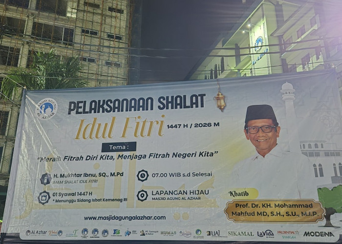 1 Syawal 1447 H Ditetapkan 21 Maret, Mahfud MD Jadi Khatib di Al-Azhar