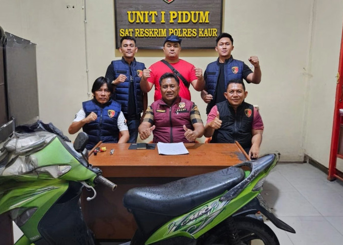 Satreskrim Polres Kaur Ungkap Kasus Curanmor, 2 Pelaku Ternyata Bawah Umur, Barbuk Yamaha Mio Diamankan