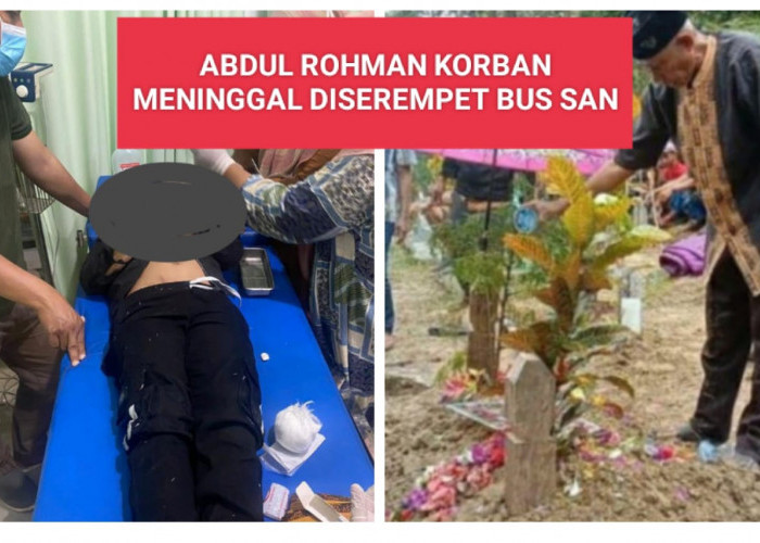 Bocah SD Meninggal Diserempet Bus SAN Dimakamkan dekat Ibu yang Wafat ketika Melahirkannya