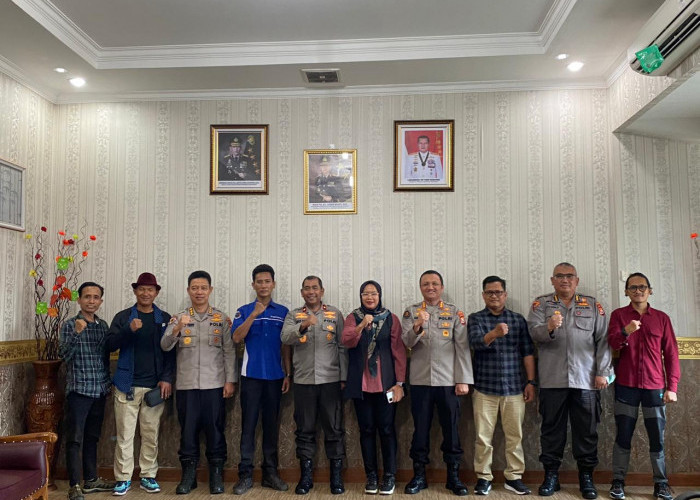Wakapolda Bengkulu Brigjen Pol Agus Salim Sambut Kehadiran AMSI Bengkulu