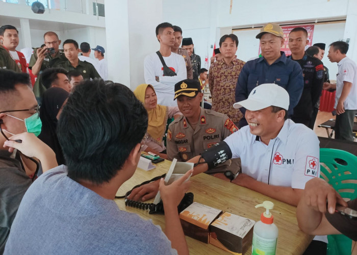 Memperingati HUT Palang Merah Indonesia ke 78, PMI Kaur Gelar Aksi Donor Darah
