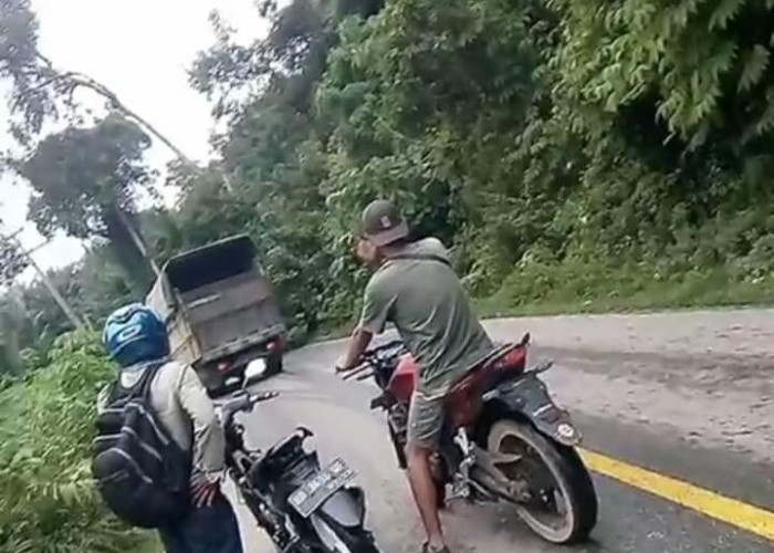 BREAKING NEWS: Ruas Jalan Provinsi di Senuling Kaur Kembali Longsor, Lalu Lintas Terhambat 
