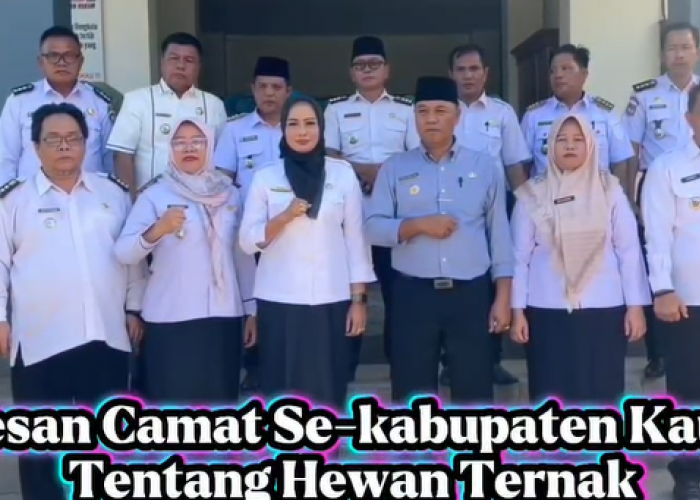 Pesan menanam Tanpa Memagar dari Camat Sekabupaten Kaur