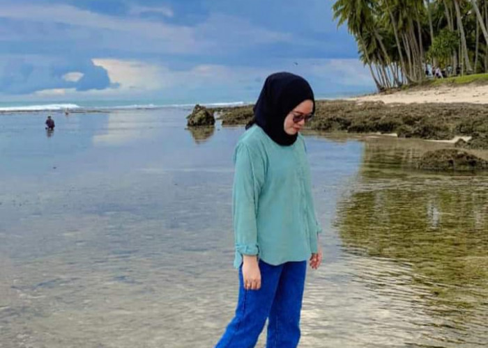 Air Langkap Beach, Wisata Pantai Karang Sebening Kaca di Kaur Bengkulu, Kaya Spot Instagramable!