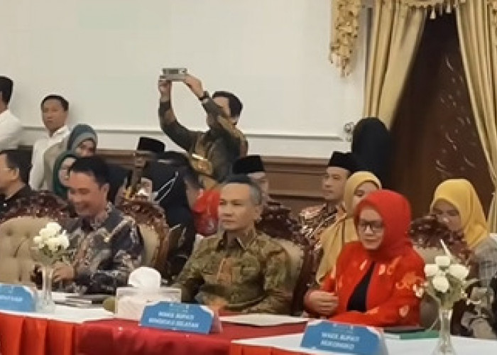 Wabup Kaur Abdul Hamid Ikuti Rapat Tingkat Pimpinan Pengendalian Inflasi jelang Idul Fitri 1446 H