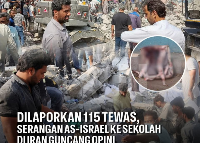 Serangan Udara Amerika Serikat dan Israel Bikin Tragedi di Sekolah Putri, Korban Tembus 115 Orang