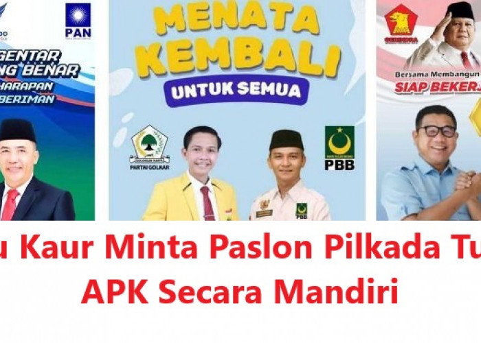 Hari Terakhir Masa Kampanye, Bawaslu Kaur Minta Paslon Pilkada Turunkan APK Secara Mandiri