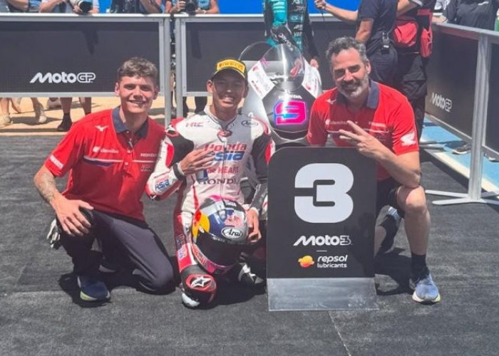 Memori Indah Veda Ega Pratama di Sirkuit Mugello Menuju 3 Besar Klasemen Moto3