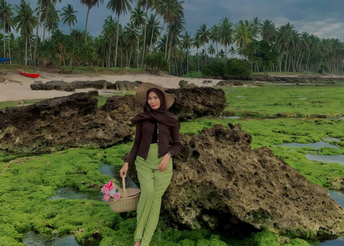 Pantai Air Langkap Kaur Bengkulu, Objek Wisata Terfavorit dengan 5 Spot Poto Instagramable dan Snap Video