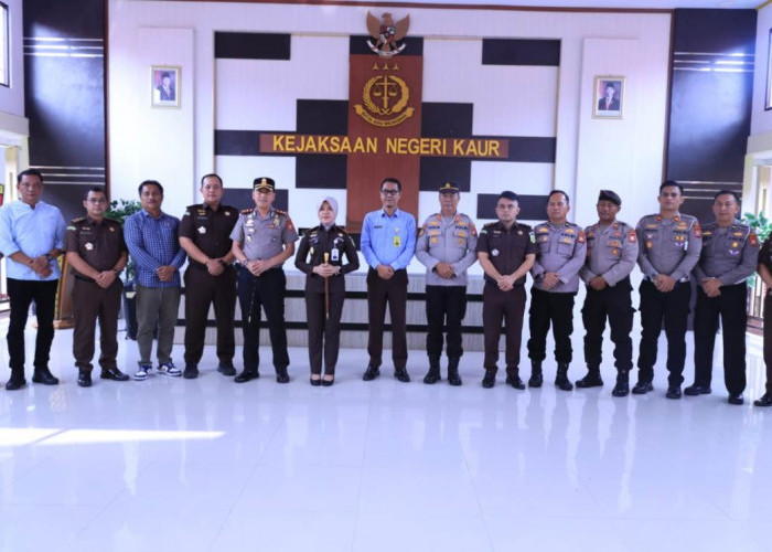 Perkuat Sinergi Penegakan Hukum, Kapolres Kaur Kunjungi Kejari Kaur