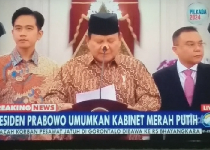 Daftar Menteri, Wakil Menteri, Kepala Badan dan Lembaga Setingkat Menteri Kabinet Prabowo-Gibran