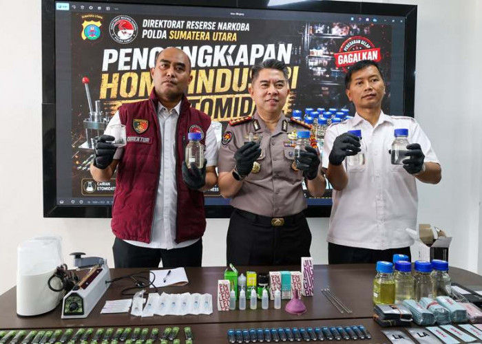 Polda Sumut Bongkar Pabrik Vape Beracun di Rumah, Bahan Baku Etomidate Diduga Dikirim dari Kamboja