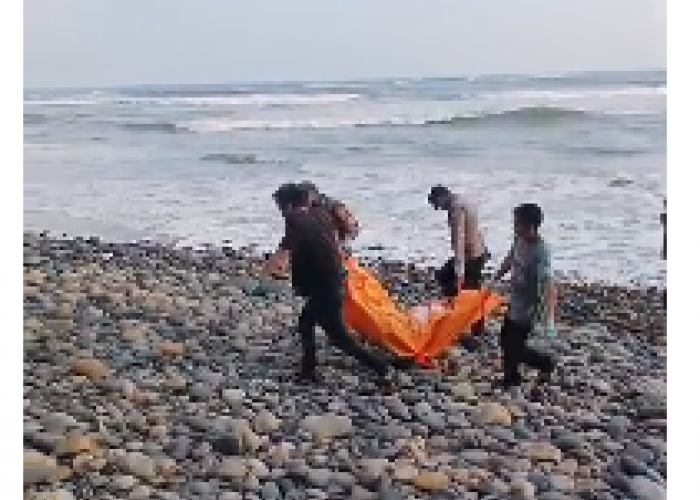 Mayat Kondisi Tubuh Tak Utuh Ditemukan di Pantai Muara Kinal