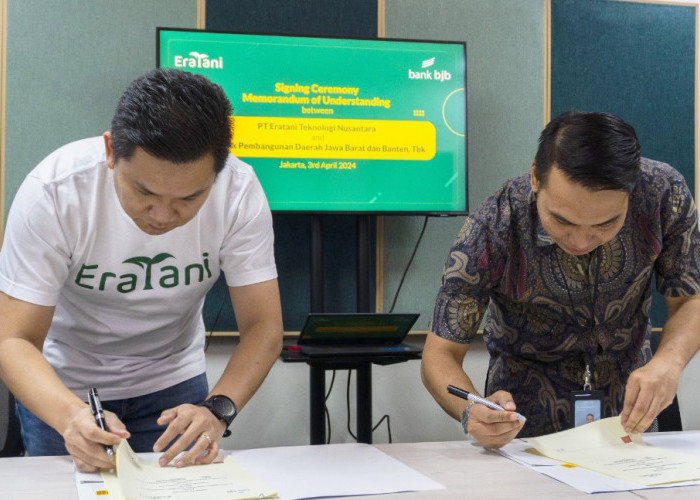 Kerjasama Eratani dan Bank BJB, Berikan Kemudahan KUR 2024 Hingga Rp100 Juta untuk Petani