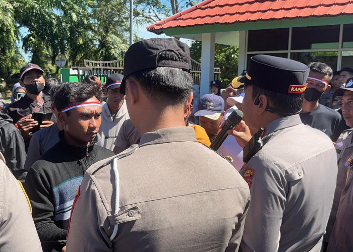 Massa Aksi Solidaritas Korban Kekerasan Seksual Suarakan Tuntutan, Kapolres Kaur Pimpin Langsung Pengamanan