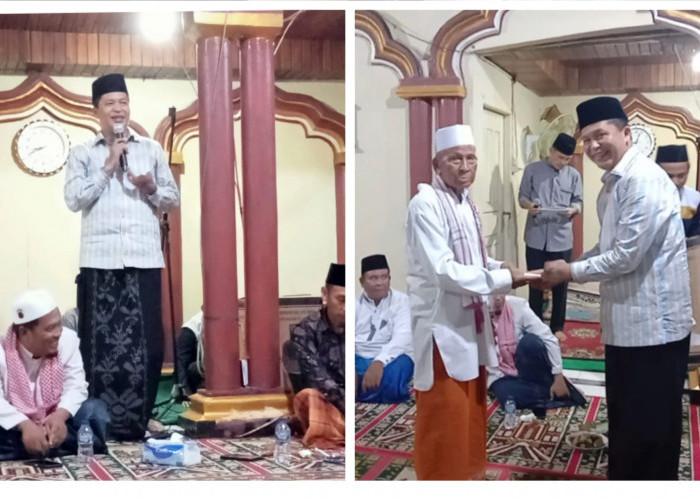 Safari Ramadhan Wakil Bupati Kaur di Masjid Darul Muttaqin Desa Mentiring, Herlian: Pilkada 2024 Sebentar lagi