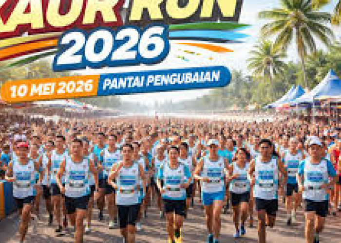 2 Ribu Pelari Meriahkan KAUR RUN 2026, Satukan Olahraga, Pariwisata dan UMKM
