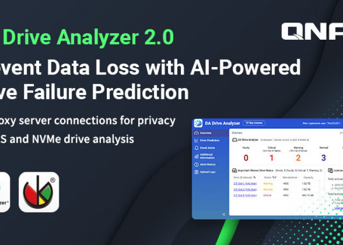 Tingkatkan Keamanan Data Perusahaan dengan Prediksi Kegagalan Drive NAS Berbasis AI - DA Drive Analyzer 2.0
