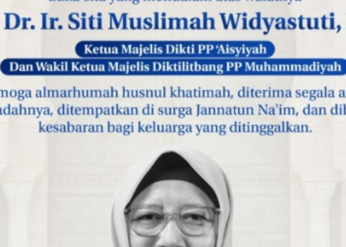 Muhammadiyah dan 'Aisyiyah Berduka, Siti Muslimah Wafat di Usia 66 Tahun, Ini Kiprahnya di Dunia Pendidikan