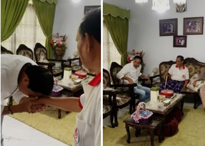 Dari Ajudan ke Bupati, Gusril Pausi Jaga Silaturahmi dengan H. Basyirin Ali di Hari Raya