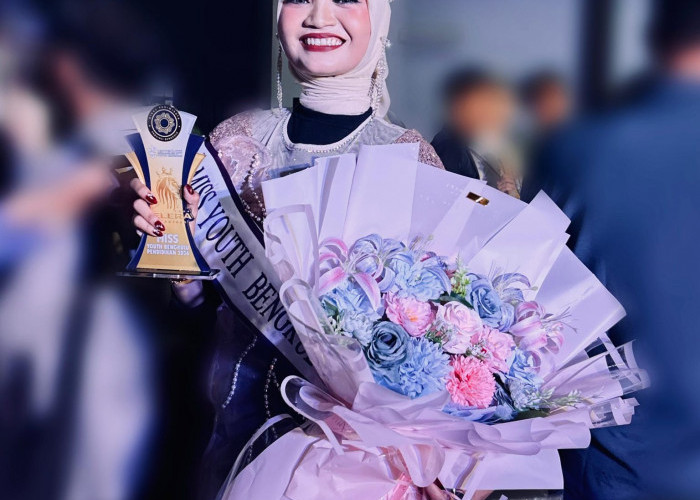 Mahasiswi UMB Asal Kabupaten Kaur ini RUNNER UP MISS YOUTH BENGKULU