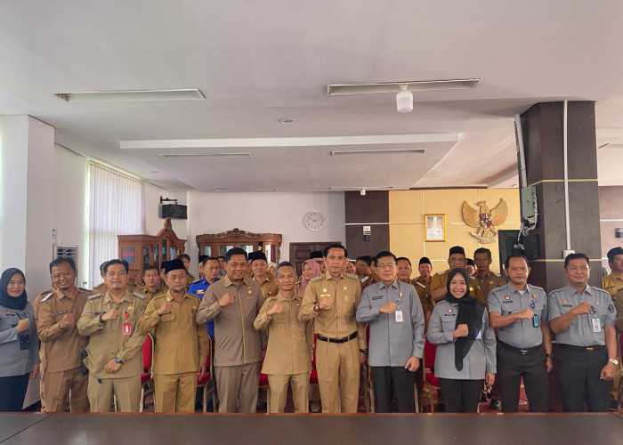 Pemda Kabupaten Kaur Apresiasi Capaian Pembentukan Posbakum 195 Desa/ Kelurahan Oleh Kanwil Kemenhum