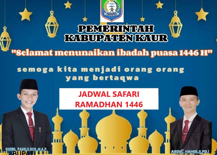 Jadwal Agenda Safari Bulan Ramadhan 1446 H Pemda Kaur