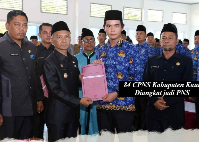 84 CPNS Kaur Resmi Diangkat Jadi PNS Usai Jalani Masa Percobaan, 1 Ditunda