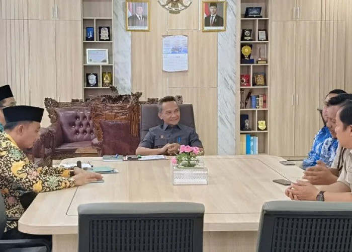 Menuju Standar Pelayanan Publik Lebih Baik, Wabup Kaur Terima Audiensi Ombudsman RI