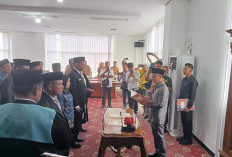 Wabup Kaur Abdul Hamid Lantik 32 Pejabat Eselon III dan IV di Lingkungan Pemda, Ini Nama Lengkap dan Jabatan 