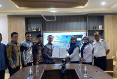 Wakil Bupati Kaur Abdul Hamid Tandatangani Hibah dan BAST Aset Tanah ke Dirjen Perhubungan Darat