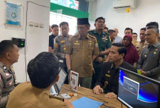 Bupati Kaur dan Asisten III Pemprov Bengkulu Resmikan Samsat Desa di Kecamatan Nasal