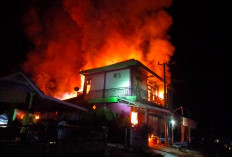 Rumah Warga di Desa Gunung Terang Kinal Ludes Terbakar, Kerugian Diperkirakan Rp400 Juta
