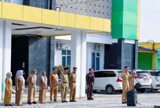 Bupati Kaur Gusril Pausi Pimpin Apel Pagi di RSUD Kaur, Tekankan Disiplin, Integritas dan Peka Terhadap Pasien