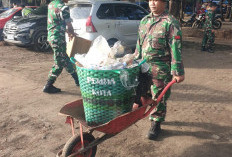 Korem 041/Gamas Ajak Semua Elemen Jaga Kebersihan Pantai Panjang