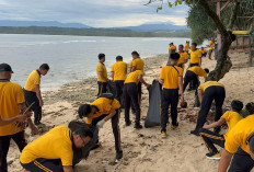 Ratusan Personel Gabungan Korve di Pantai Pinang Tawar