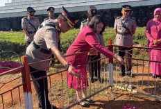 Menghormati Jasa dan Melanjutkan Pengabdian, Kapolres Kaur Pimpin Ziarah TMP jelang Hari Bhayangkara ke-80