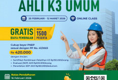 Gebrakan Baru! Kemnaker Buka Pelatihan Ahli K3 Umum Gratis