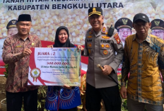 Kapolres Kaur Bangga Desa Pelajaran 2 Juara Lomba Sadesahe tingkat Provinsi Bengkulu