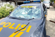 ODGJ Mengamuk, Kaca Mobil Patroli Polisi Remuk 