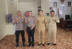 Perkuat Koordinasi Lintas Sektoral, Kapolres Kaur AKBP Alam Bawono ‘Gedor’ Markas Forkopimda